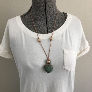 Stone Heart Necklace